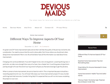 Tablet Screenshot of deviousmaids.net